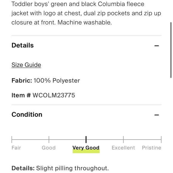 Columbia Fleece Zip Up Jacket - Picture 5 of 7